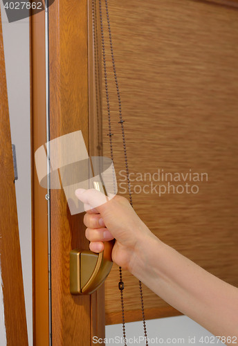 Image of Arm open plastic window