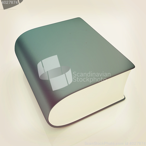 Image of Glossy Book Icon isolated on a white background . 3D illustratio