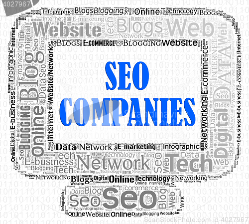 Image of Seo Companies Shows Search Engines And Business