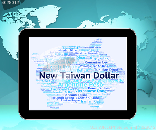 Image of New Taiwan Dollar Means Exchange Rate And Banknotes