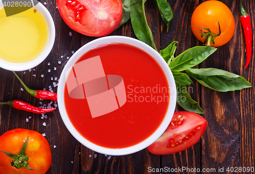 Image of tomato soup