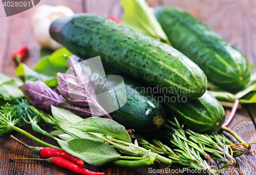 Image of cucumbers