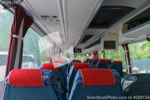 Image of Interior of a bus