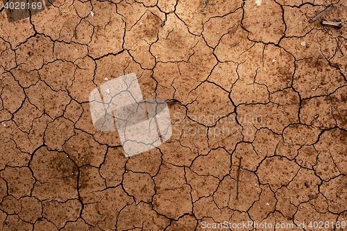 Image of Dry soil closeup