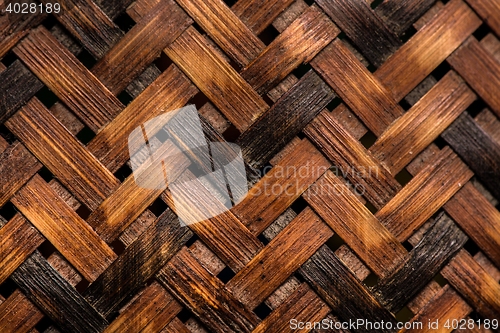 Image of Texture of woven basket