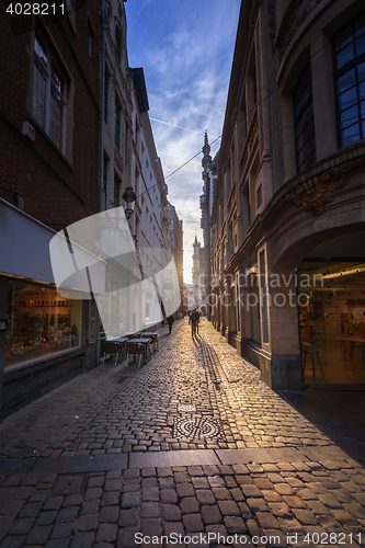 Image of Narrow cobbled street