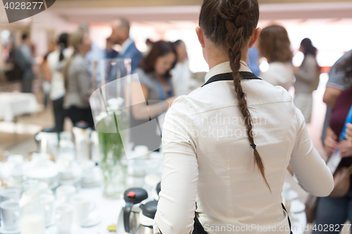 Image of Coffee break at conference meeting.