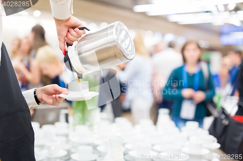 Image of Coffee break at conference meeting.