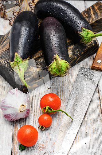 Image of Crop of aubergine