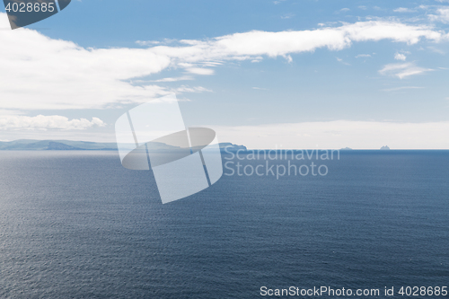 Image of view to ocean at wild atlantic way in ireland