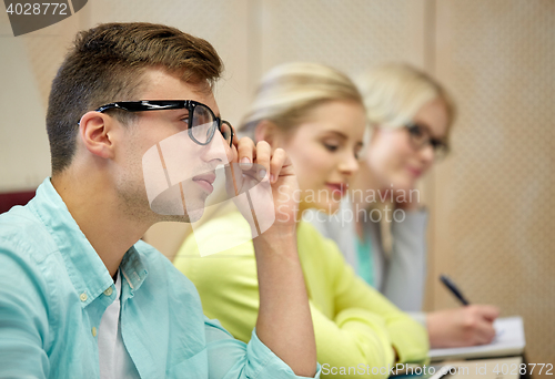 Image of group of students at lecture