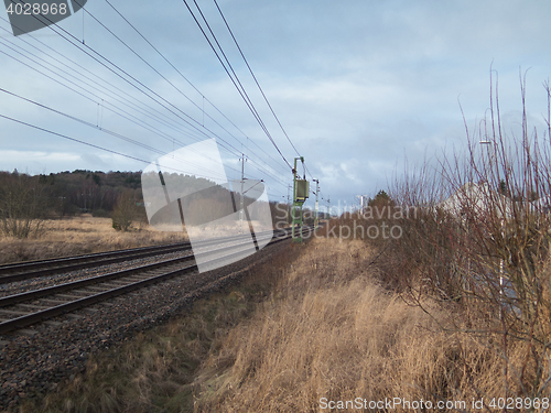 Image of the railroad to Gothenburg