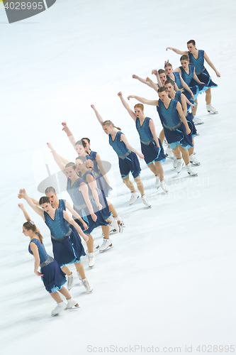 Image of Team Skating Graces in the line