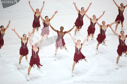Image of Team USA One with hands up