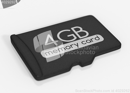 Image of MicroSD memory card.