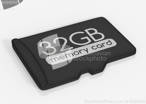 Image of MicroSD memory card.