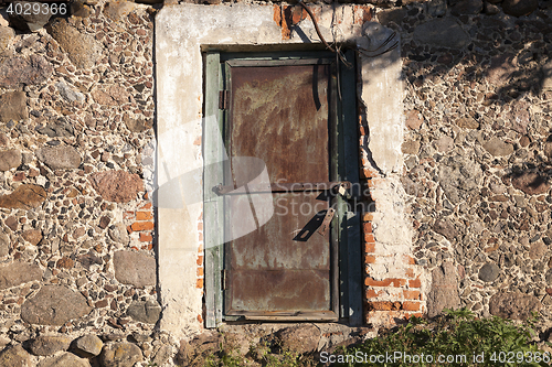 Image of close-up of old building