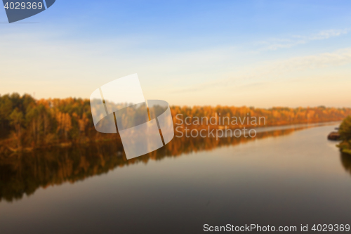 Image of river in autumn season