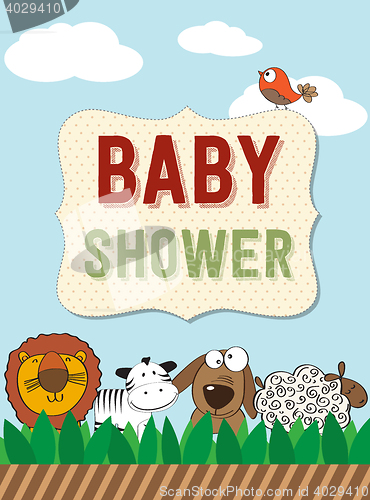 Image of Beautiful baby shower card