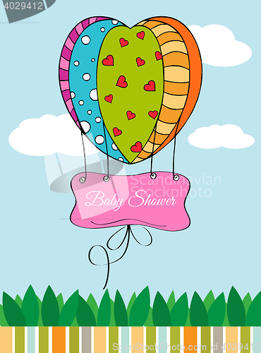 Image of Beautiful baby shower card