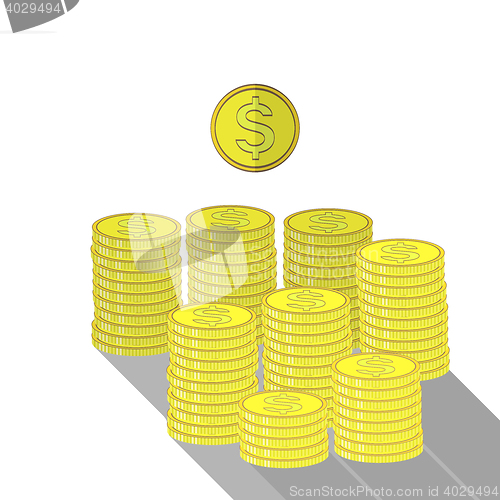 Image of Gold Coins Icon.