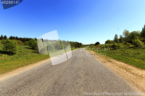 Image of Spring road , countryside