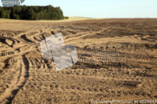 Image of plowed agricultural field