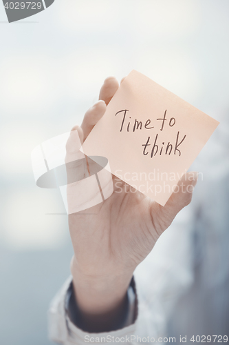 Image of Time to think