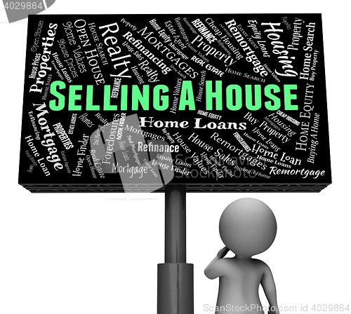 Image of Selling A House Shows Promotion Residence And Marketing