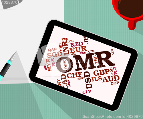 Image of Omr Currency Indicates Oman Rials And Currencies