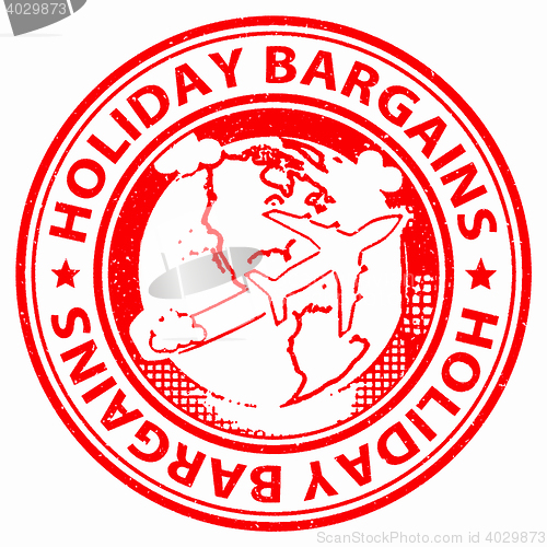 Image of Holiday Bargains Shows Offer Sale And Vacationing