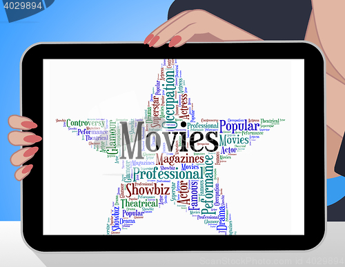 Image of Movies Star Indicates Motion Picture And Film