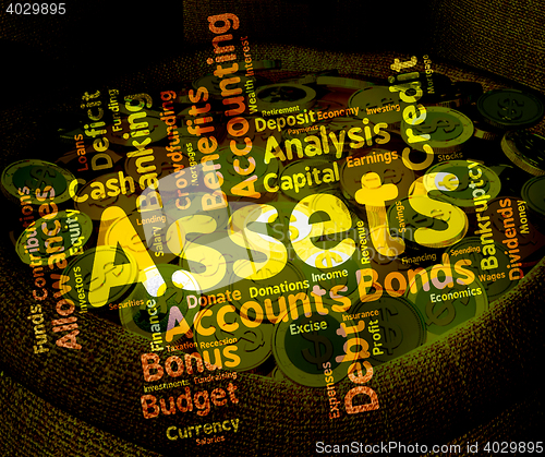 Image of Assets Words Means Holdings Property And Estate