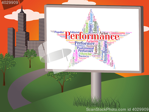 Image of Performance Star Means Theatrical Theaters And Entertainment