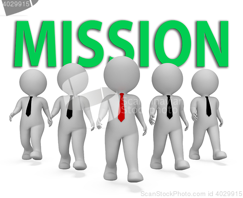 Image of Mission Businessmen Indicates Entrepreneur Goals And Businessman