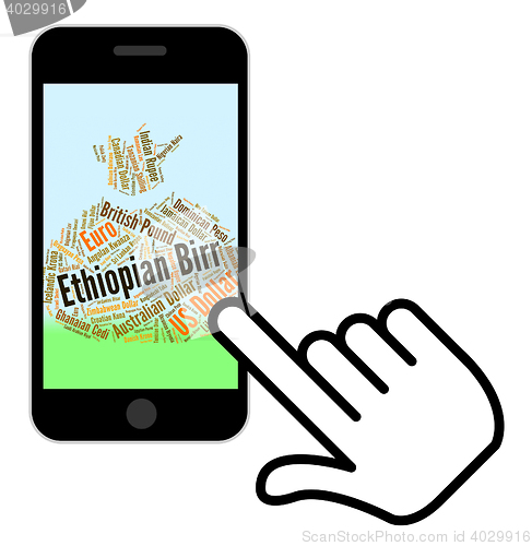Image of Ethiopian Birr Represents Foreign Exchange And Birrs