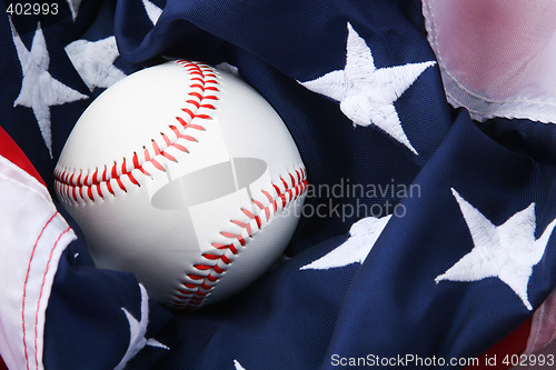 Image of baseball and stars