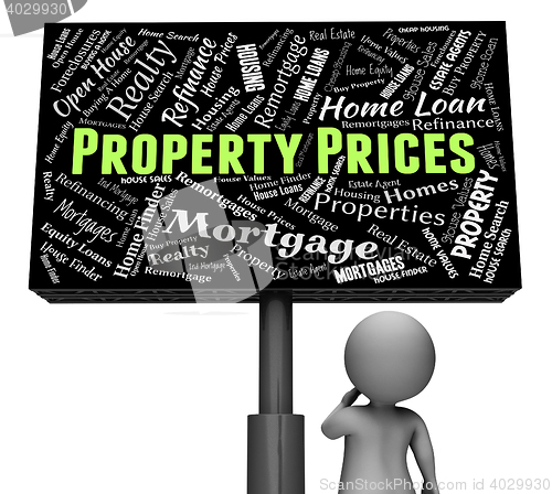 Image of Property Prices Represents Real Estate And Apartments