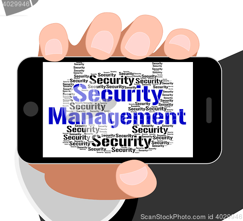 Image of Security Management Means Administration Executive And Login