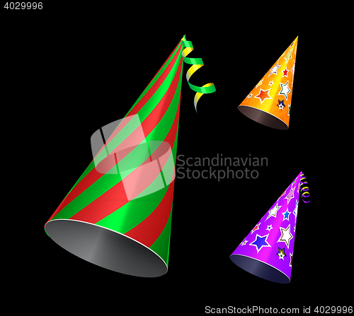 Image of Party hat vector illustration