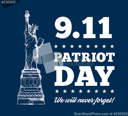 Image of Patriot Day, September 11. Statue of Liberty