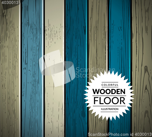 Image of Colorful wooden vector background