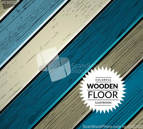 Image of Colorful wooden vector background