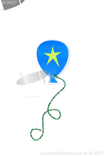 Image of blue balloon