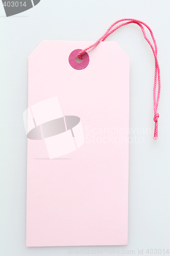 Image of pink labeltag