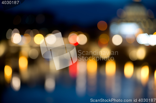 Image of Bokeh background of Vatican