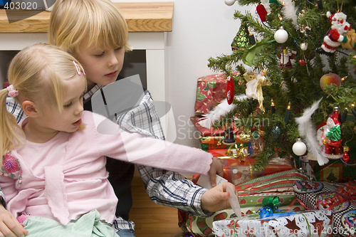 Image of christmas excitement