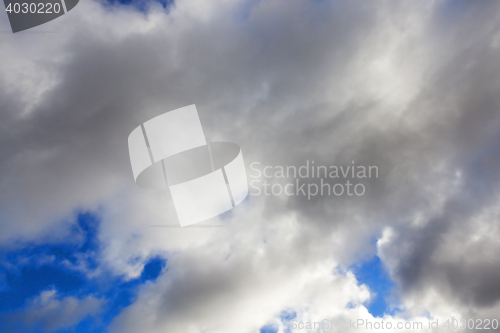 Image of clouds in the sky