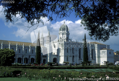 Image of EUROPE PORTUGAL LISBON BELEM JERONIMOS MONASTERY