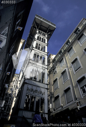 Image of EUROPE PORTUGAL LISBON ELEVADOR DE SANTA JUSTA